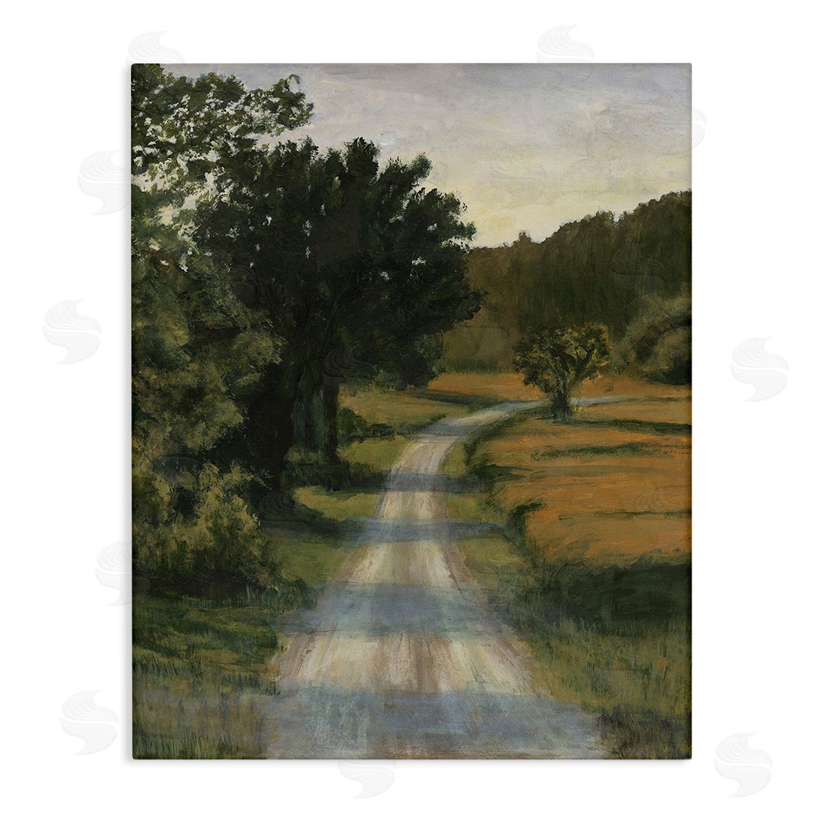 Michael Willett Shadowed Rural Path Canvas Wall Art Print