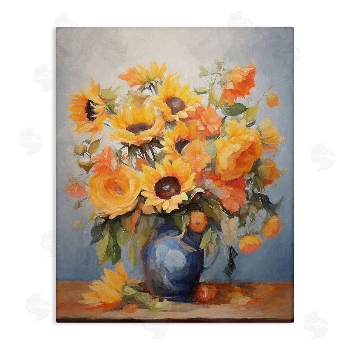Ramona Murdock Classic Bouquet in Vase Canvas Wall Art Print