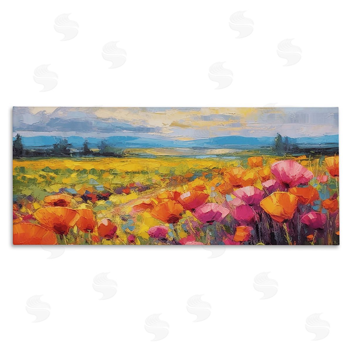 Gina Kelly Bright Tulips Landscape