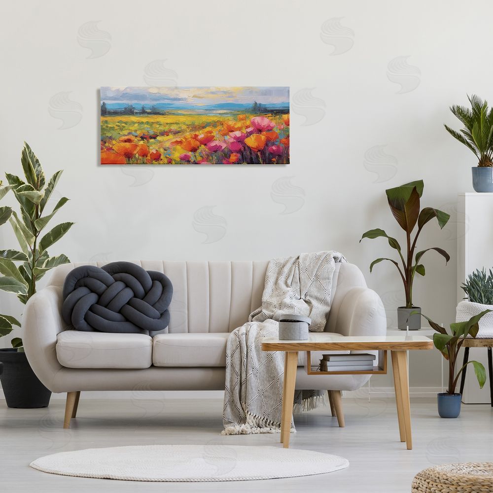 Gina Kelly Bright Tulips Landscape