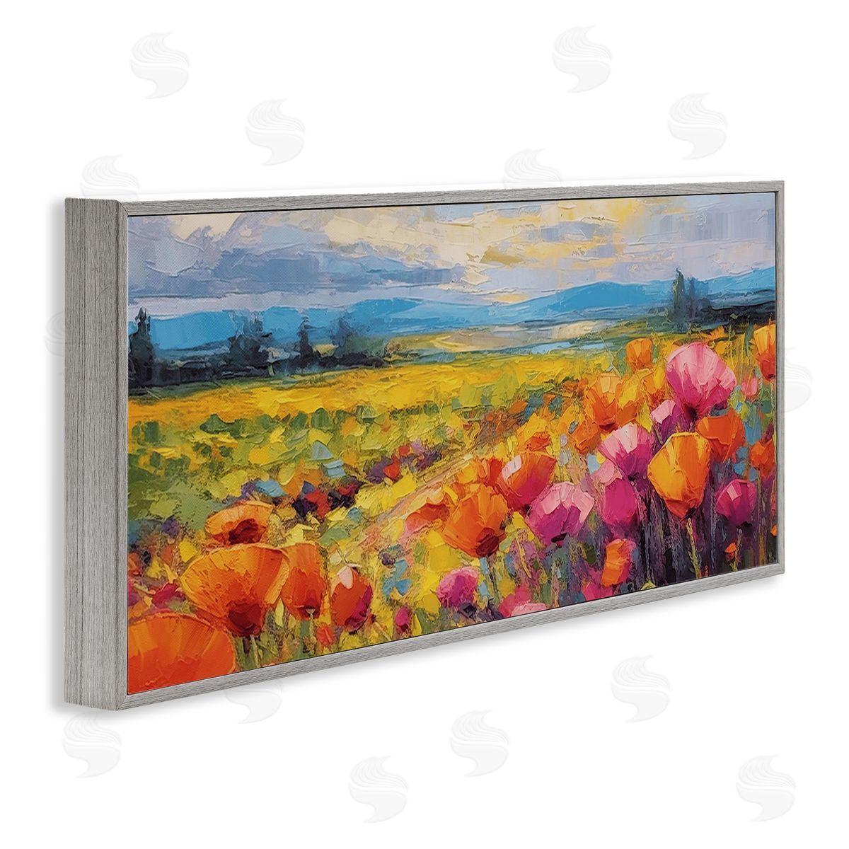 Gina Kelly Bright Tulips Landscape