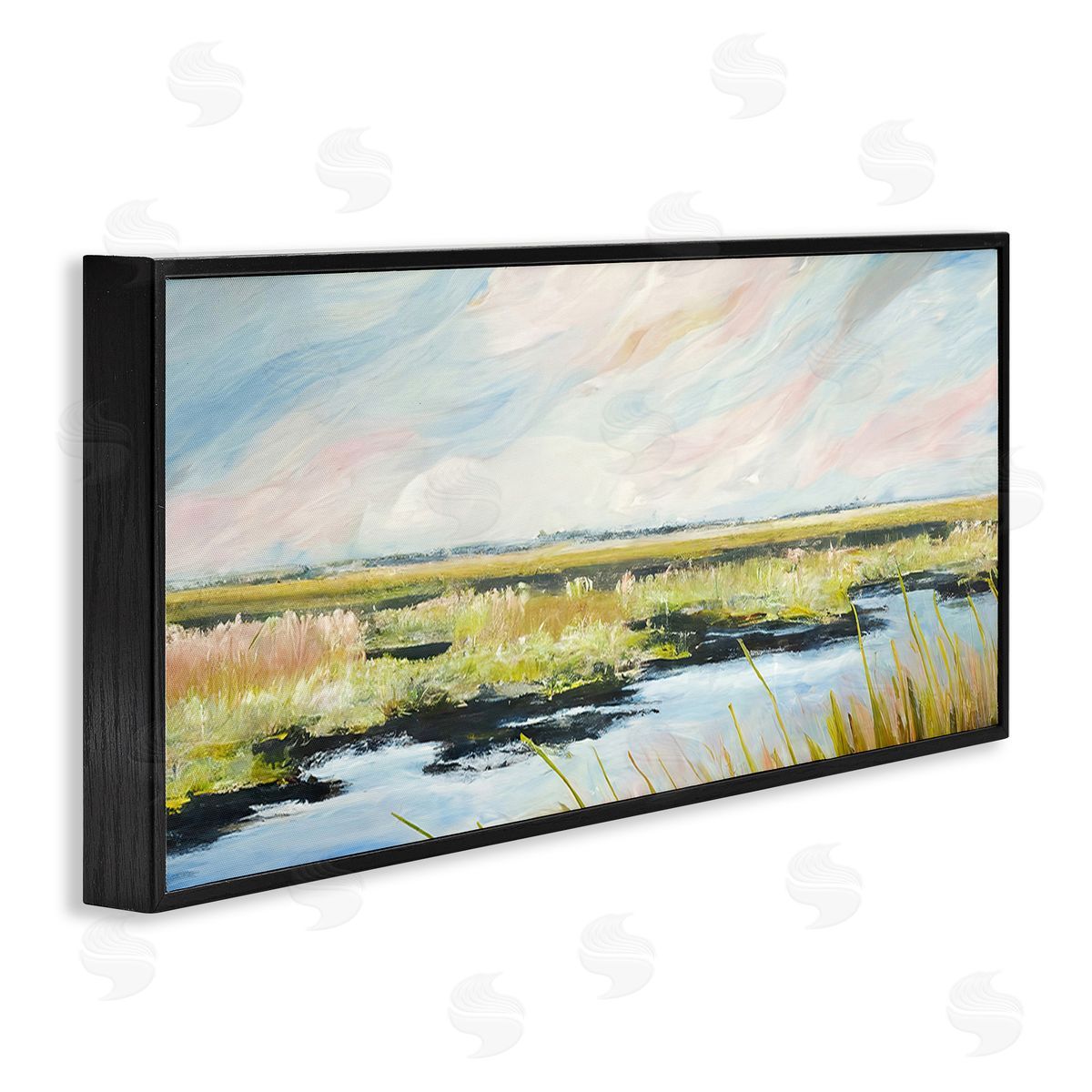 Gina Kelly River with Pastel Sky