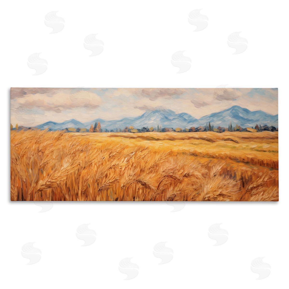 Gina Kelly Country Wheat & Mountains