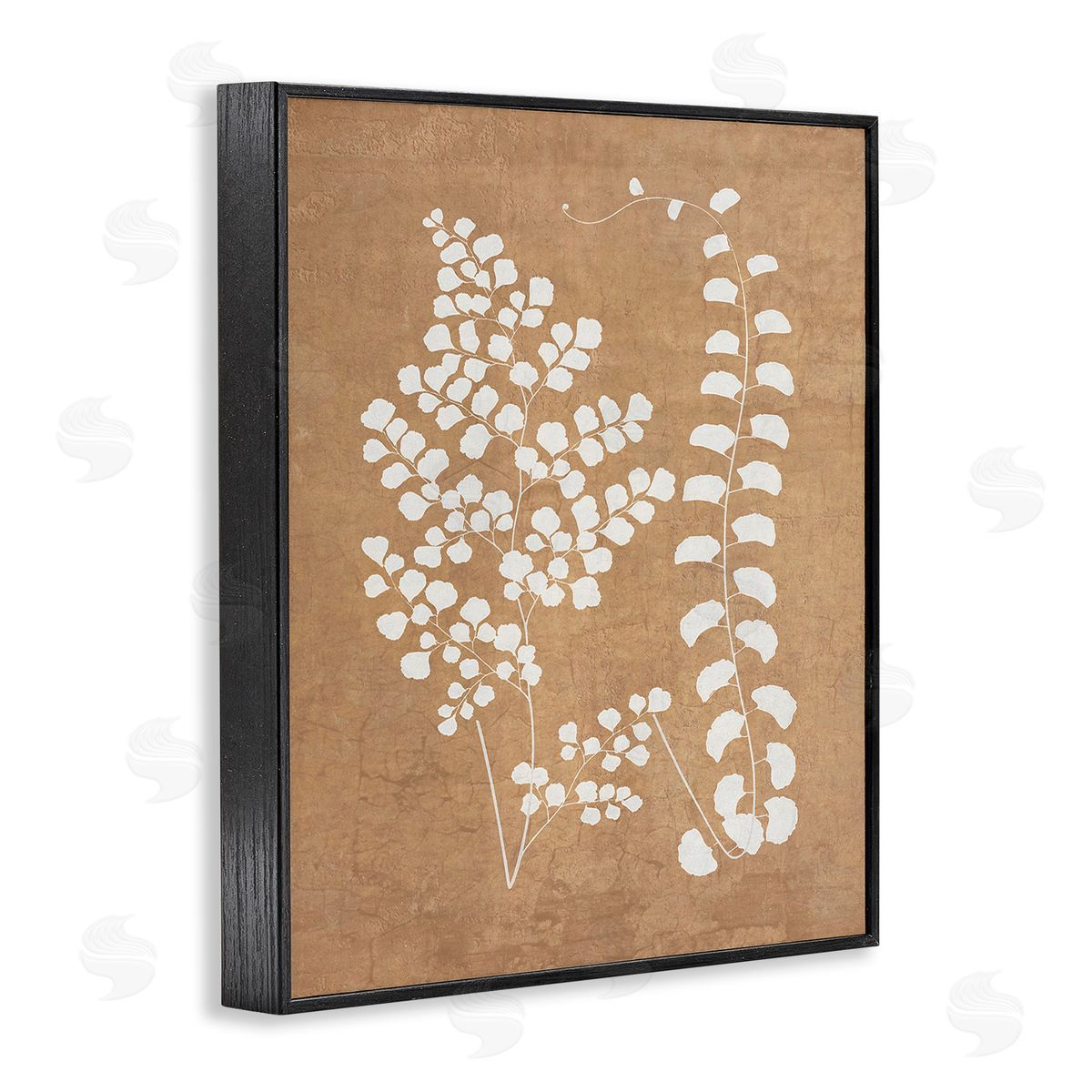 Graffitee Studios Boho Garden Sprigs Black Framed Giclee Wall Art Print
