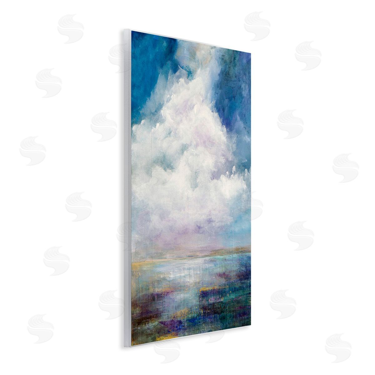 Karen Hale Traditional Clouds Landscape Wooden Wall Plaque Art Print