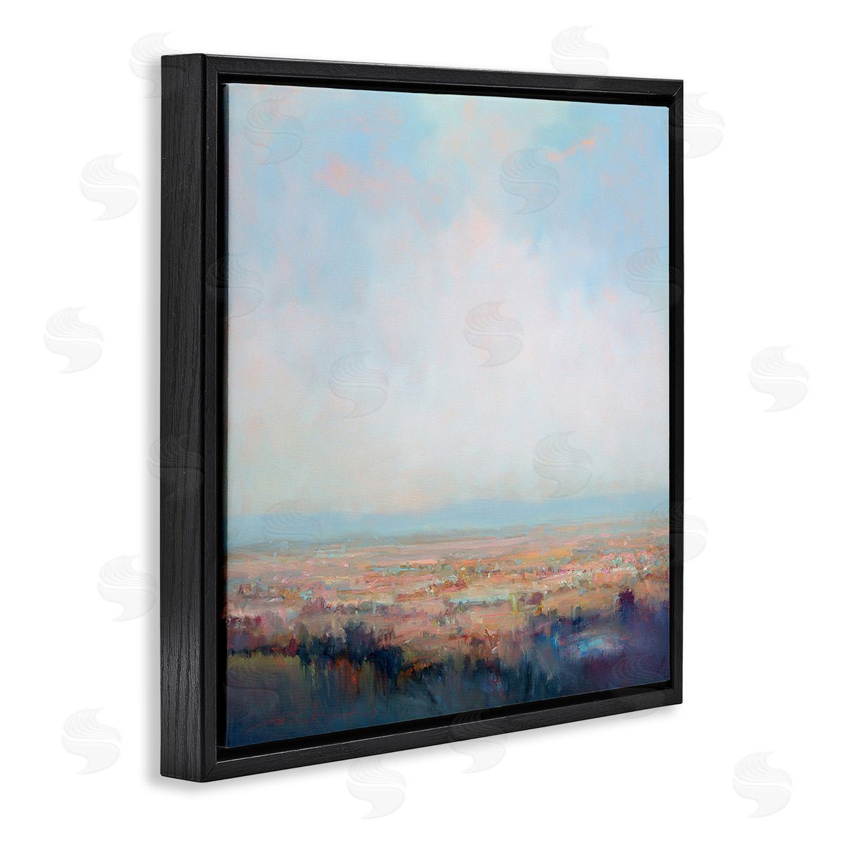 William McCarthy Clear Sky over Nature Black Floating Frame Canvas Wall Art Print