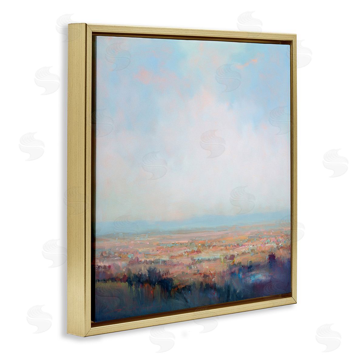 William McCarthy Clear Sky over Nature Gold Floating Frame Canvas Wall Art Print