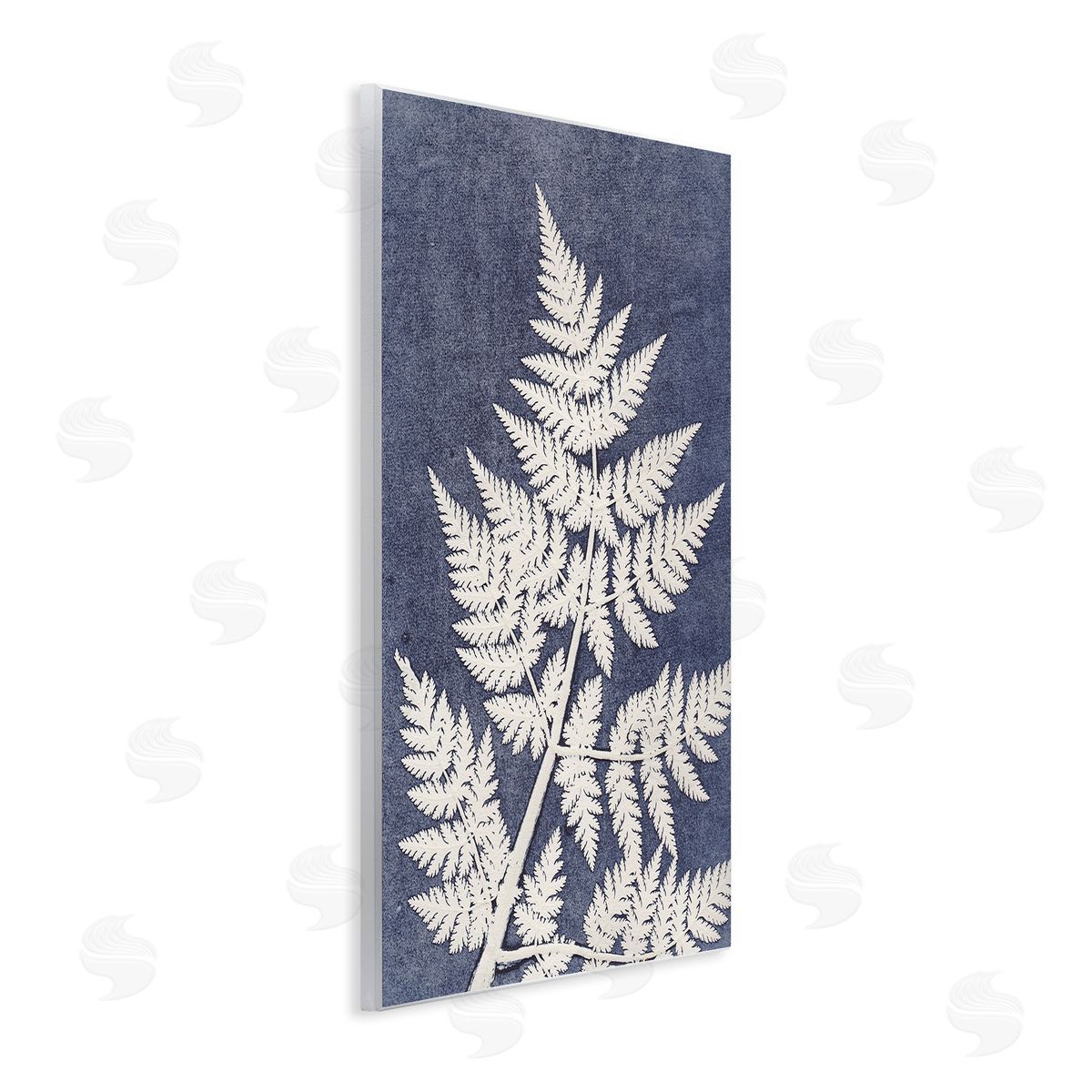 Pernille Folcarelli Forest Fern Silhouette Wooden Wall Plaque Art Print