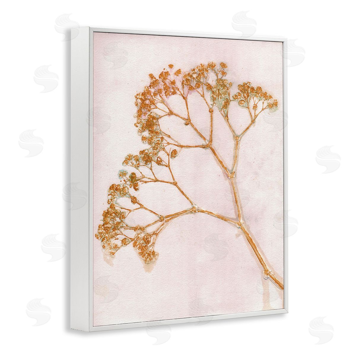 Pernille Folcarelli Cottage Botanical Branches White Framed Giclee Wall Art Print