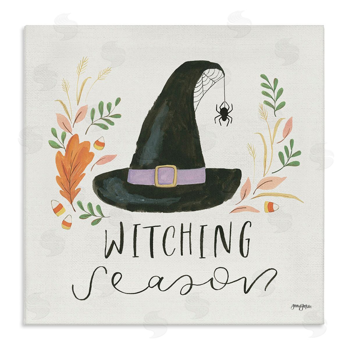 Jenaya Jackson Whimsical Witching Season Canvas Wall Art Print