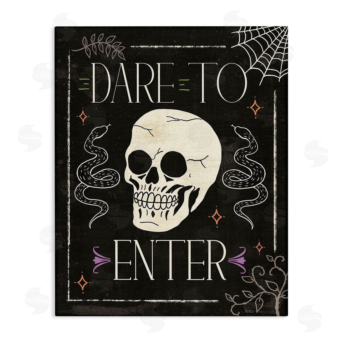 stupell industries Veronique Charron | Dare To Enter Phrase Wall Art