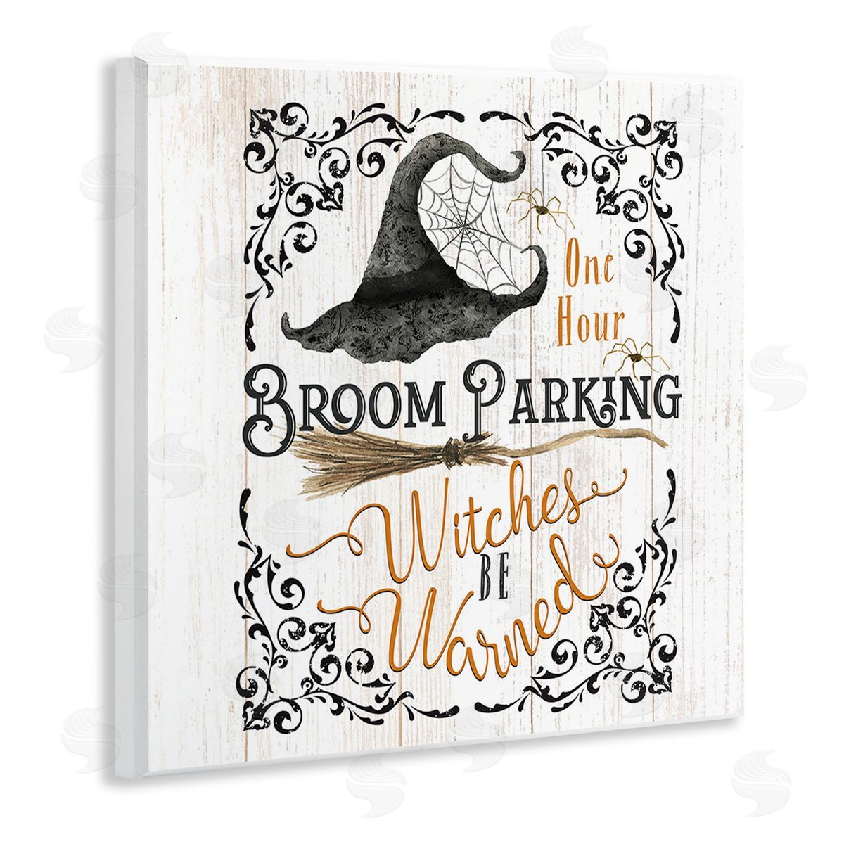 Deane Beesley Rustic Broom Parking Wooden Wall Plaque Art Print