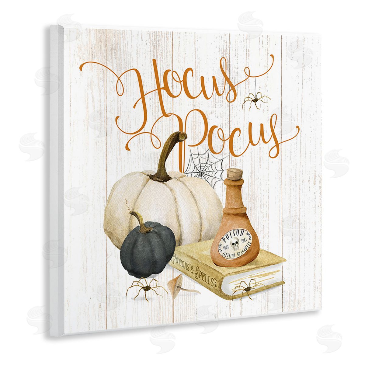 Deane Beesley Hocus Pocus Halloween Phrase Wooden Wall Plaque Art Print