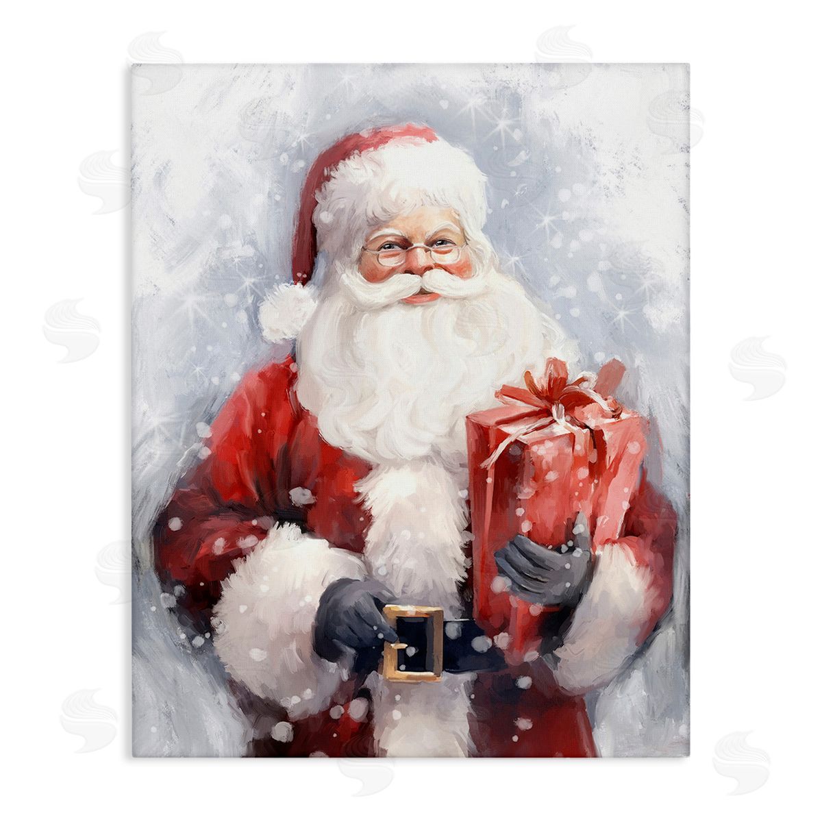 stupell industries Ramona Murdock | Santa with Red Gift Wall Art