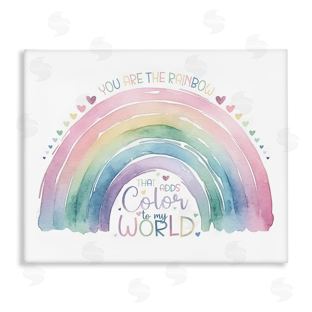 Amanda Greenwood You Are The Rainbow Canvas Wall Art Print