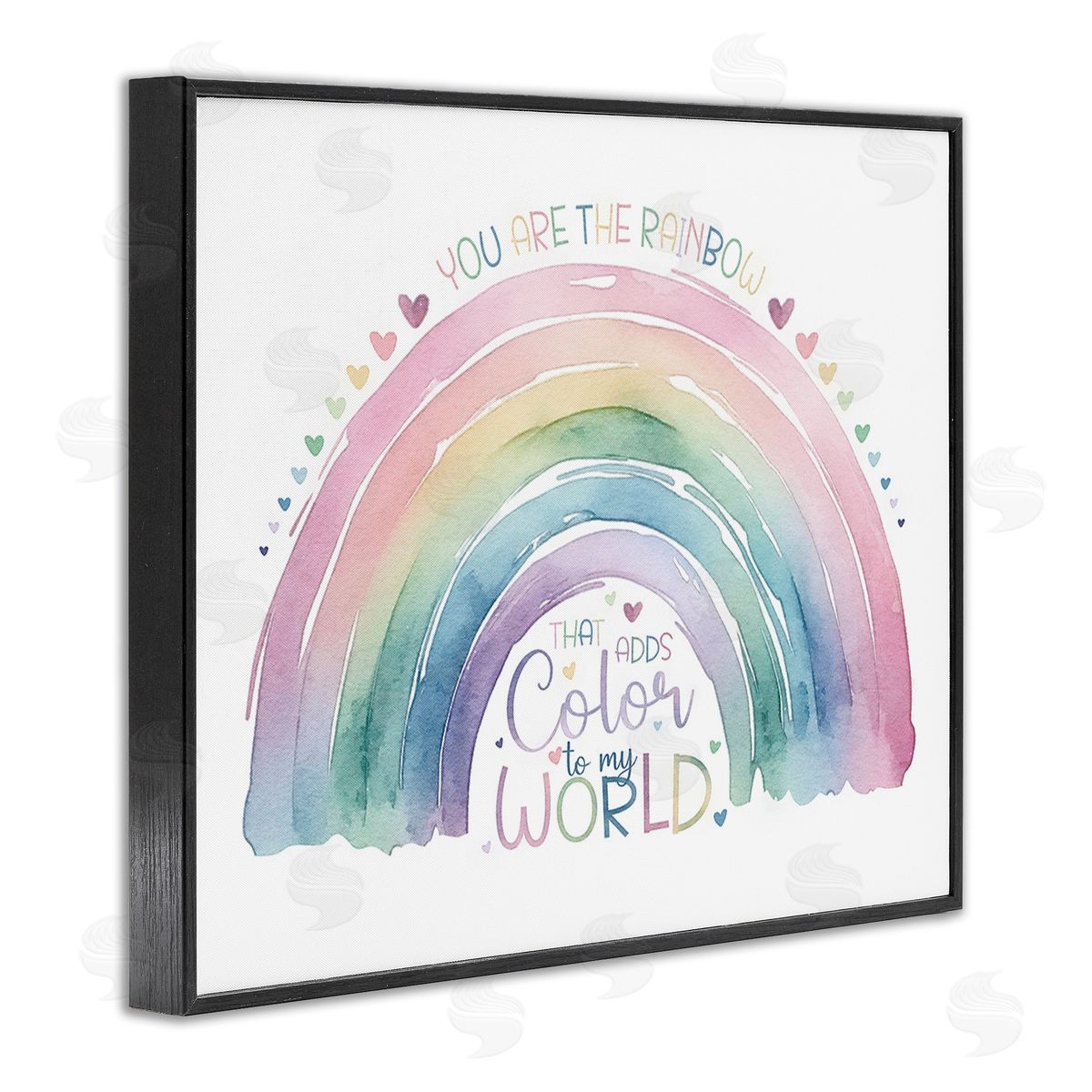 Amanda Greenwood You Are The Rainbow Black Framed Giclee Wall Art Print
