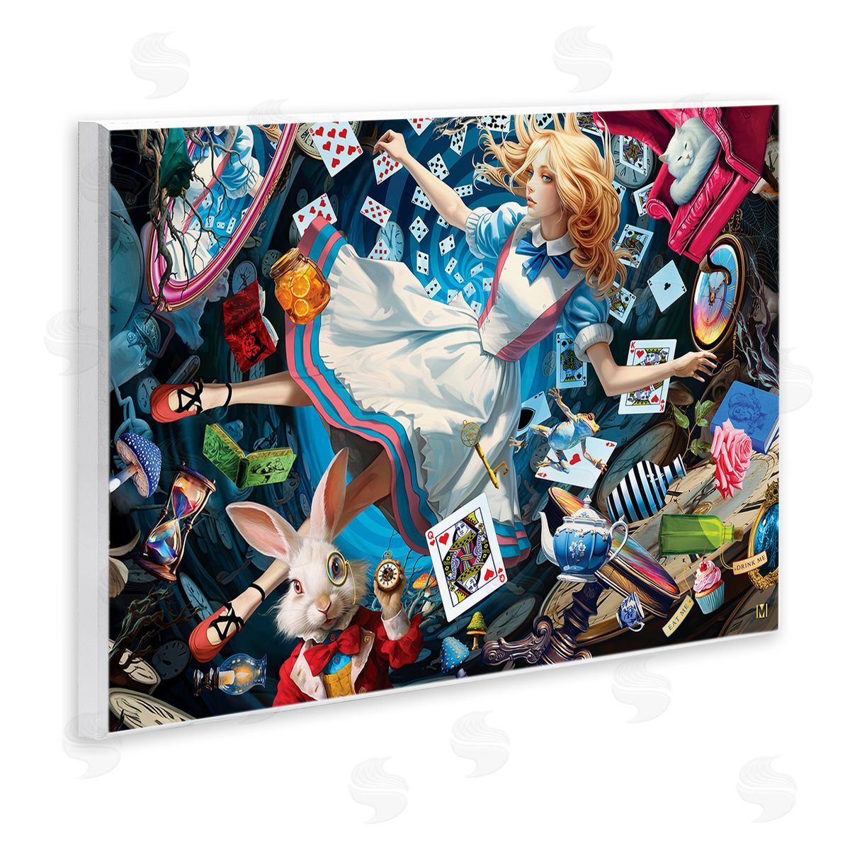 Michael David Ward Storybook Tale Collage Wooden Wall Plaque Art Print