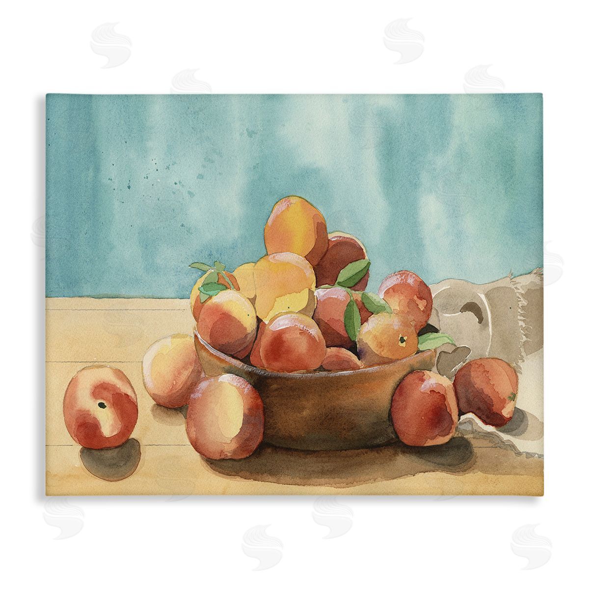 Alicia Longley Traditional Apple Painting Canvas Wall Art Print