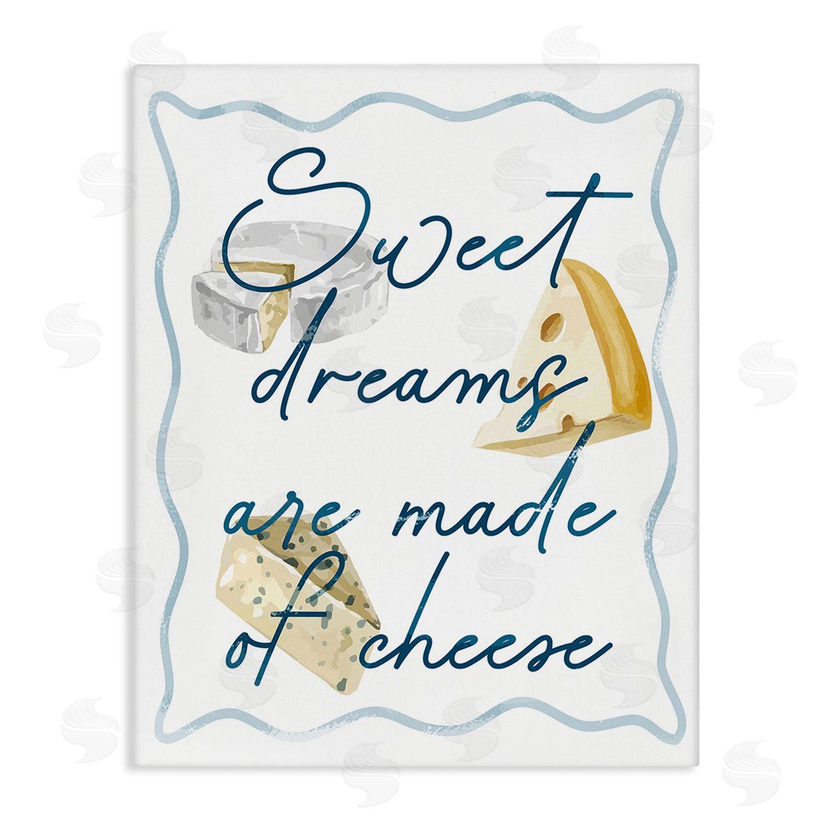 Stupell Studio Dreams Of Cheese Canvas Wall Art Print