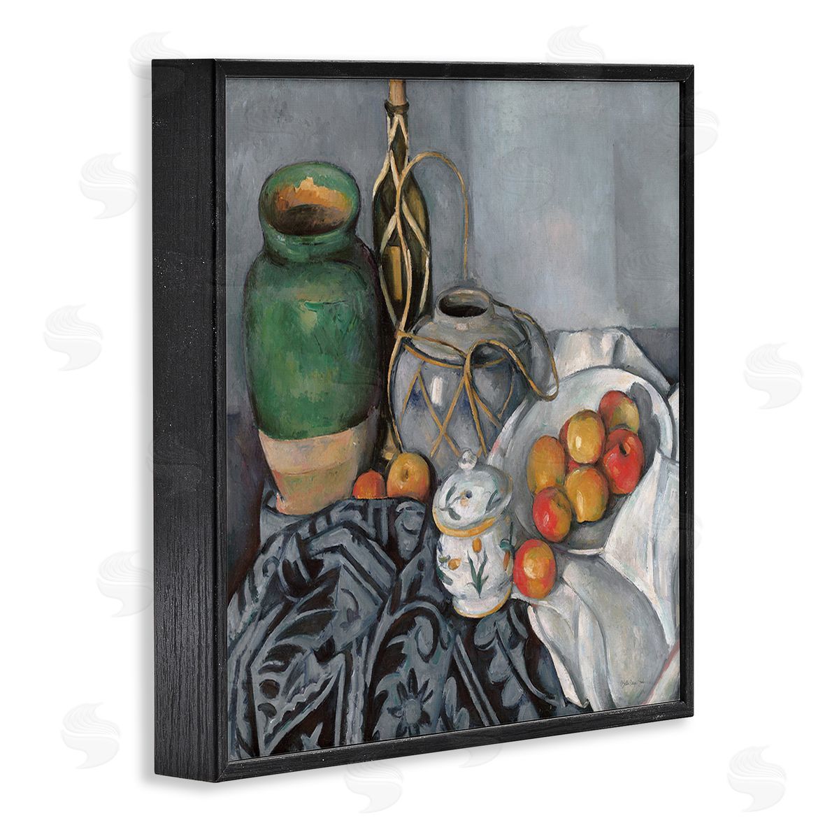 Stellar Design Studio Classic Style Still Life Black Framed Giclee Wall Art Print