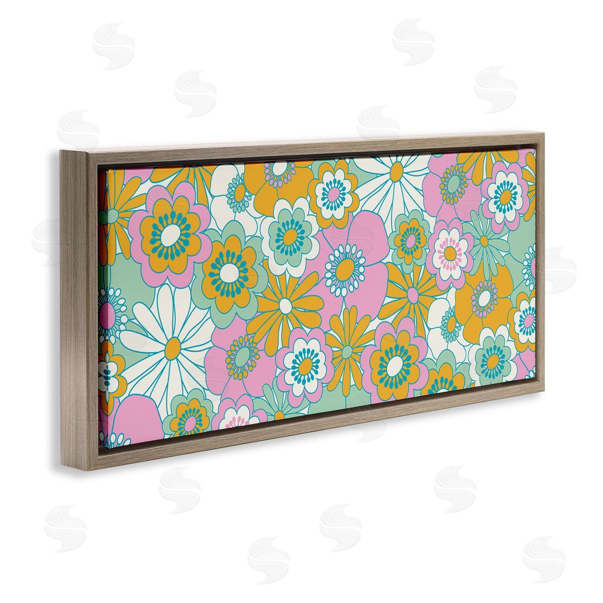 Carrie Cantwell Retro Flower Pattern