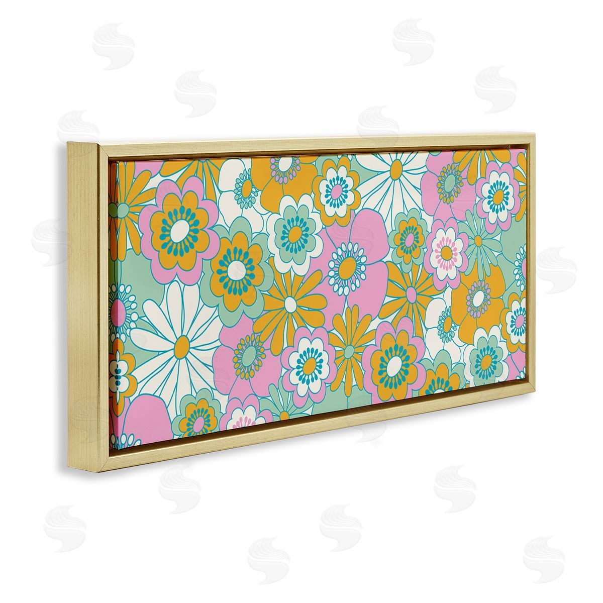 Carrie Cantwell Retro Flower Pattern