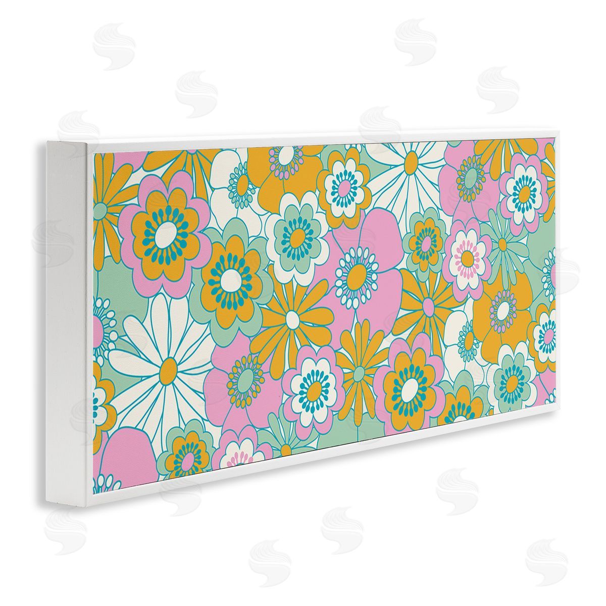 Carrie Cantwell Retro Flower Pattern