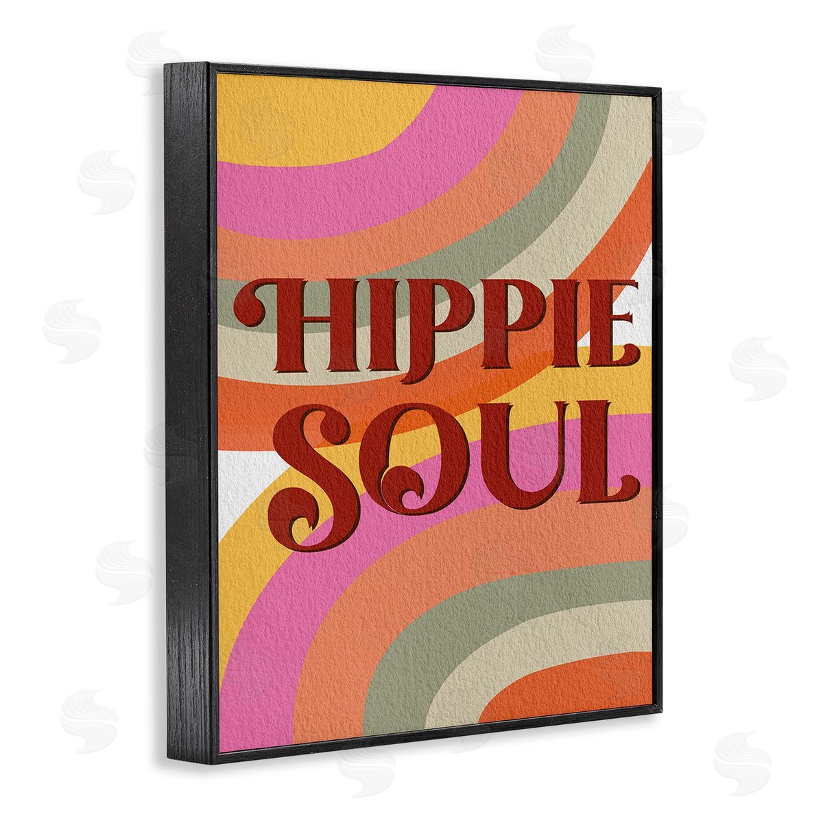 Regina Moore Hippie Soul Patterned Black Framed Giclee Wall Art Print