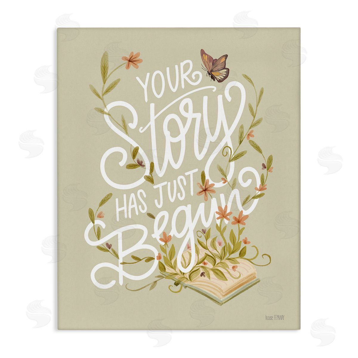 House Fenway Your Story Inspirational Canvas Wall Art Print