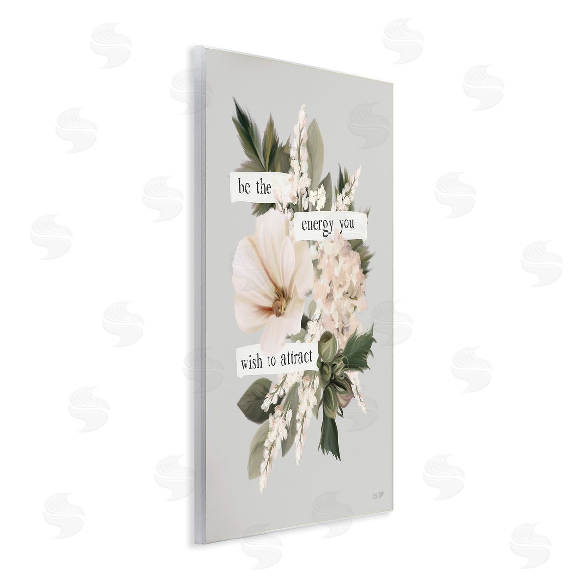 House Fenway Inspirational Be The Energy Wooden Wall Plaque Art Print