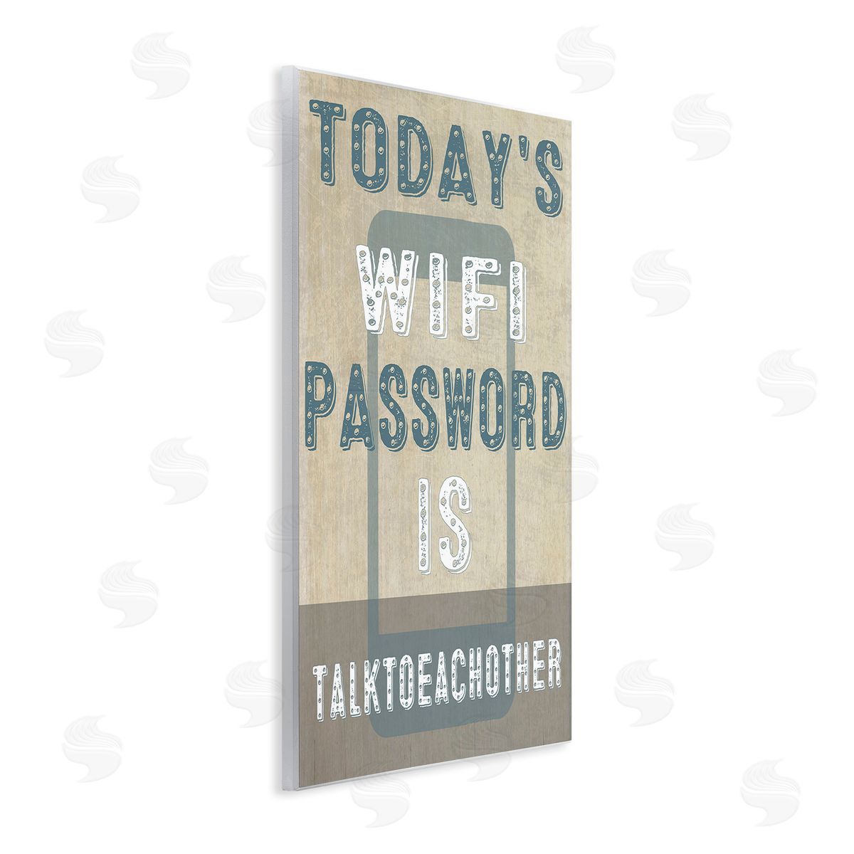 Graffitee Studios Funny Wi-Fi Password Wooden Wall Plaque Art Print