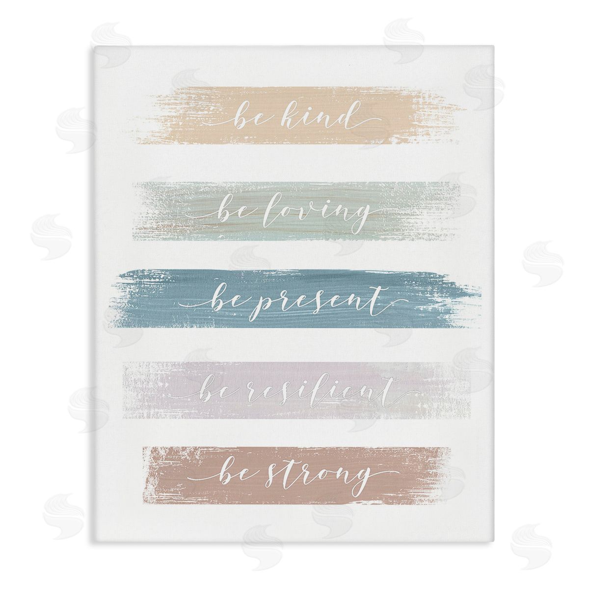 Graffitee Studios Be Strong Inspirational Canvas Wall Art Print