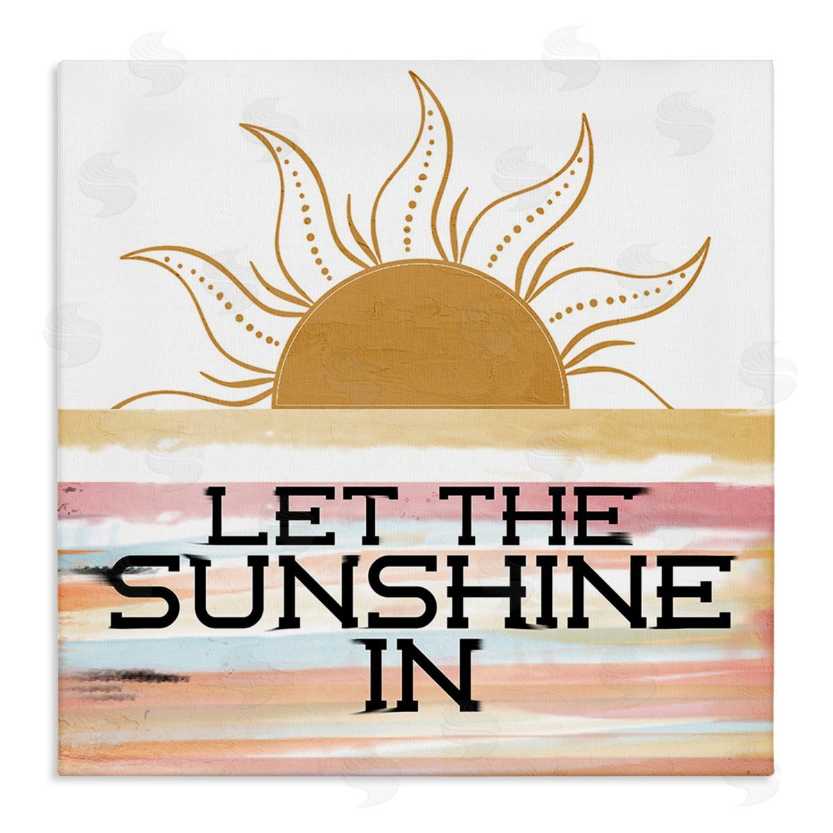 Kim Allen Let Sunshine In Canvas Wall Art Print