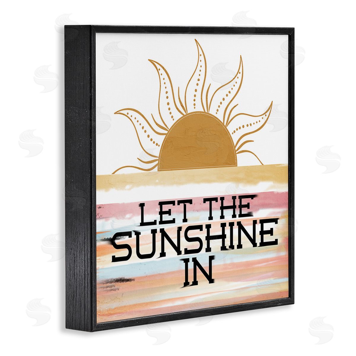 Kim Allen Let Sunshine In Black Framed Giclee Wall Art Print