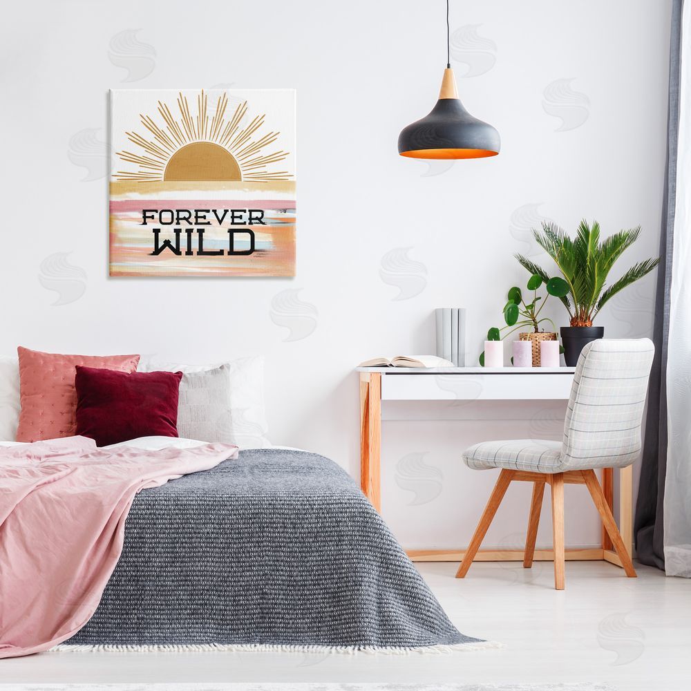 Kim Allen Forever Wild Sun Rays Canvas Wall Art Print in Room