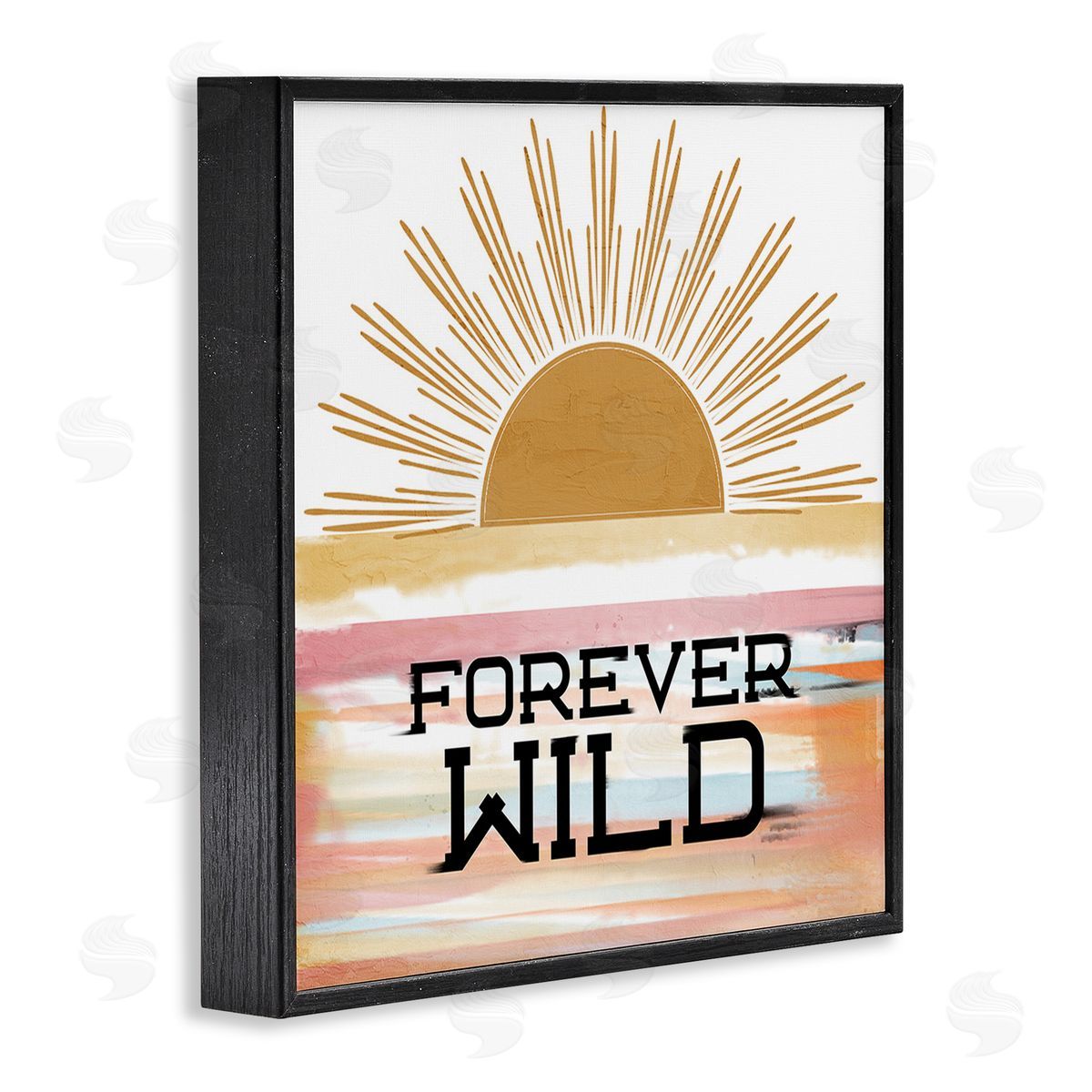 Kim Allen Forever Wild Sun Rays Black Framed Giclee Wall Art Print