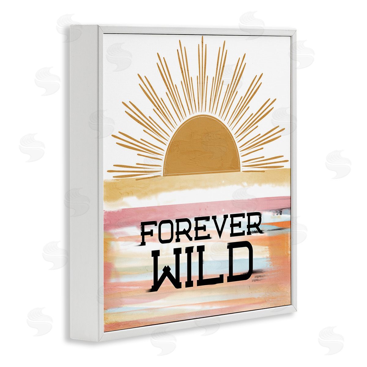 Kim Allen Forever Wild Sun Rays White Framed Giclee Wall Art Print