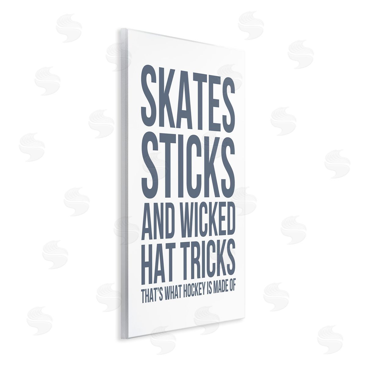 Leah Straatsma What Hockey Is Made Of Wooden Wall Plaque Art Print