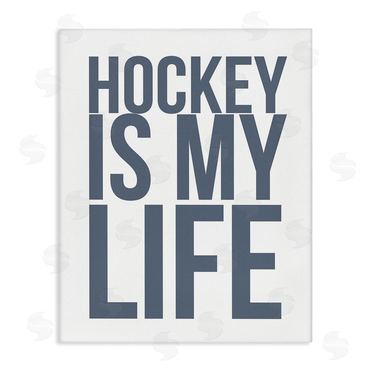 Leah Straatsma Hockey Is Life Canvas Wall Art Print