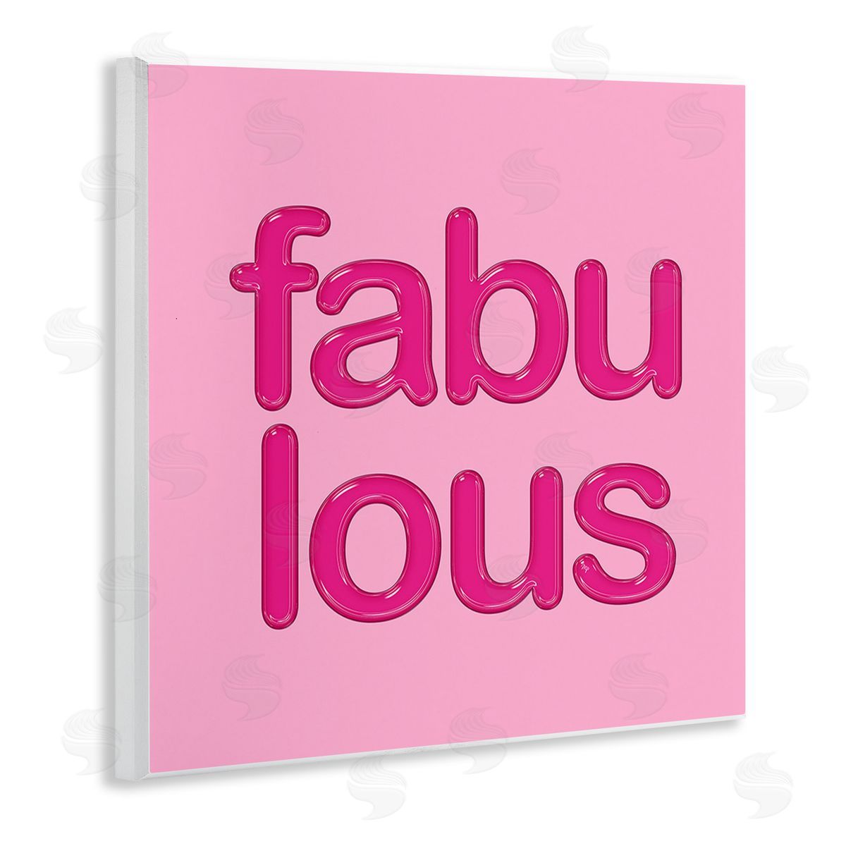 Martina Pavlova Bold Pink Fabulous Wooden Wall Plaque Art Print