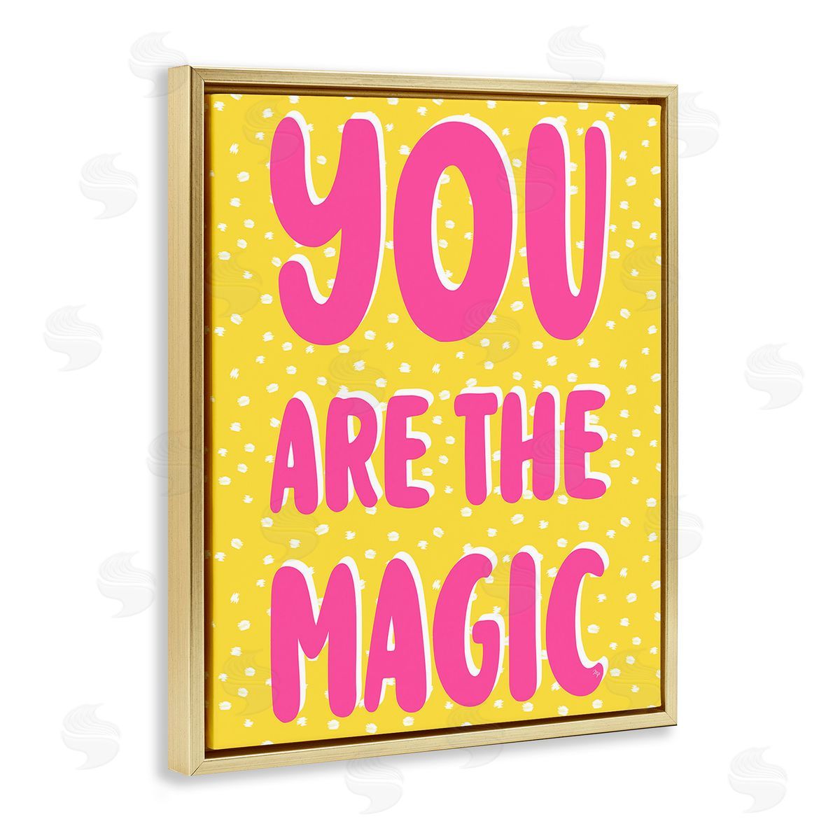 Martina Pavlova You Are The Magic Gold Floating Frame Canvas Wall Art Print
