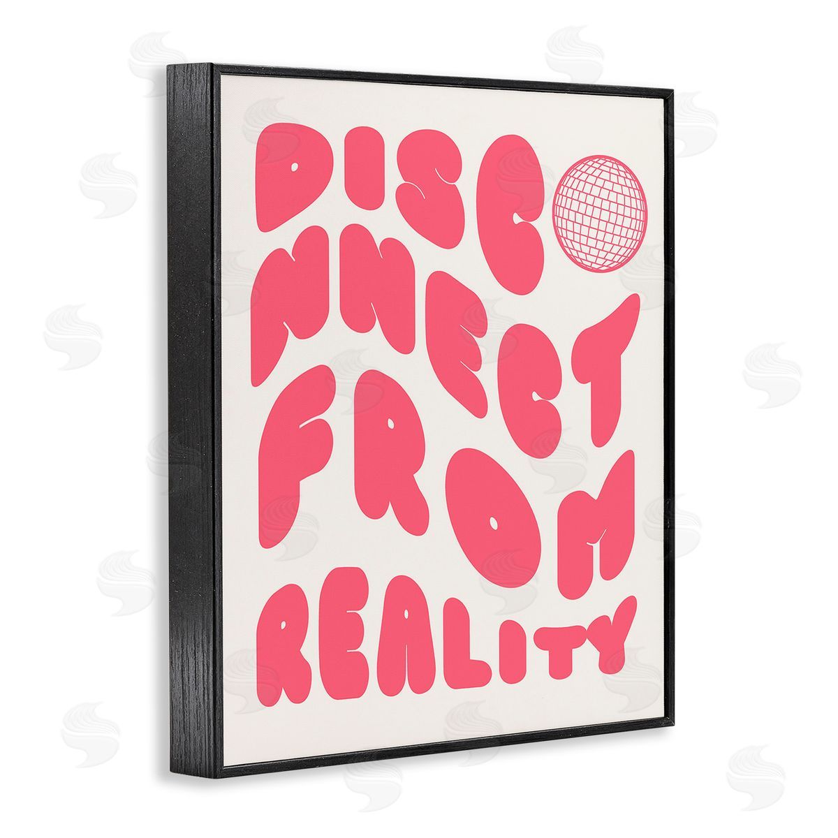 Stupell Studio Disconnect From Reality Black Framed Giclee Wall Art Print