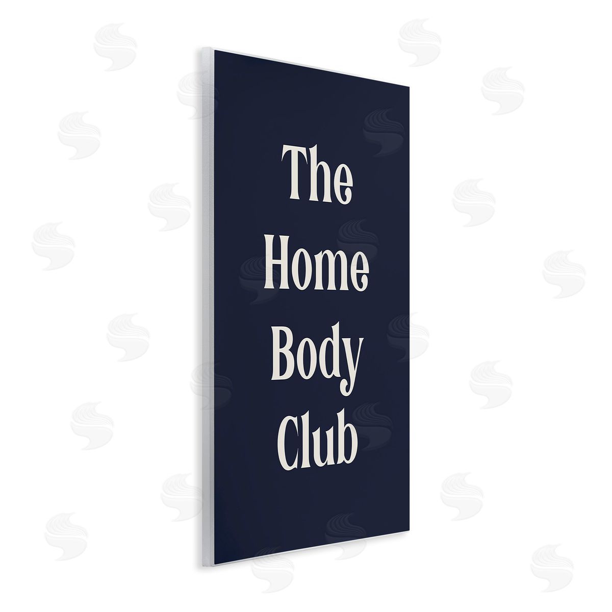 Stupell Studio Minimal Homebody Club Wooden Wall Plaque Art Print