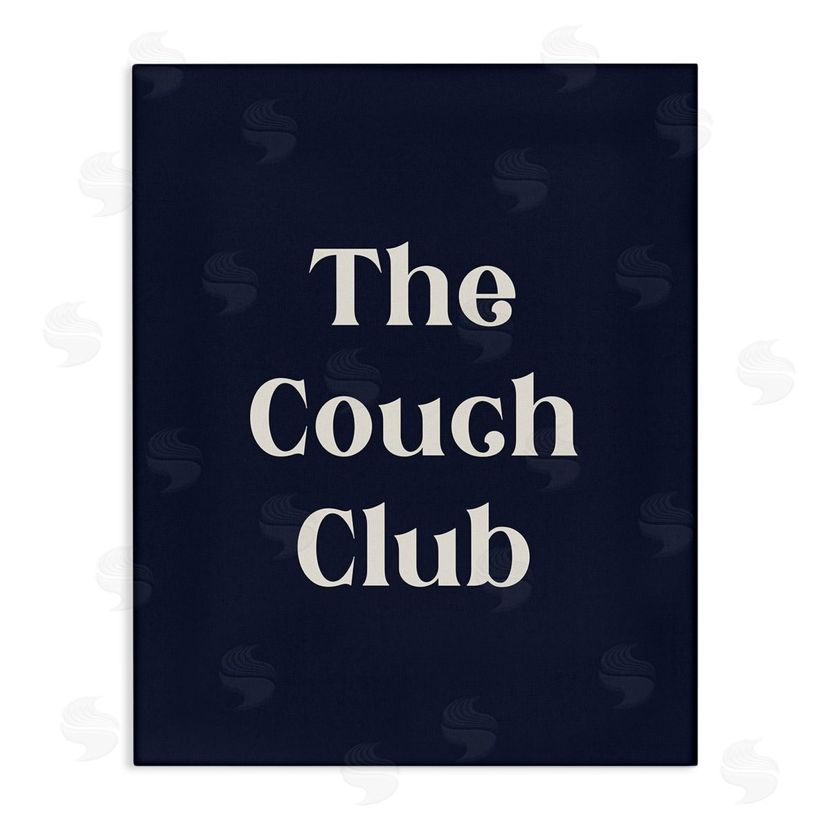 Stupell Studio Couch Club Phrase Canvas Wall Art Print