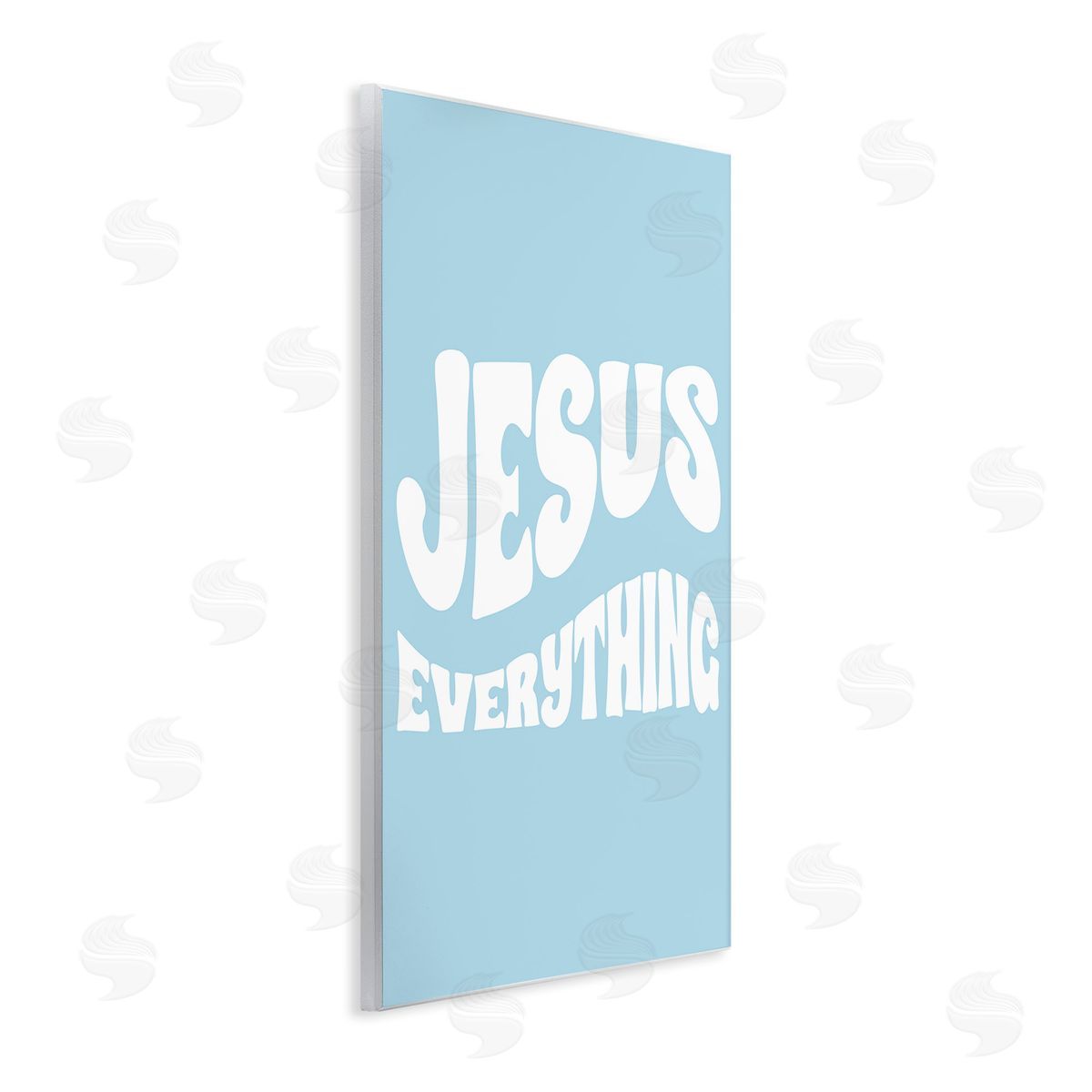 Stupell Studio Jesus Everything Phrase Wooden Wall Plaque Art Print