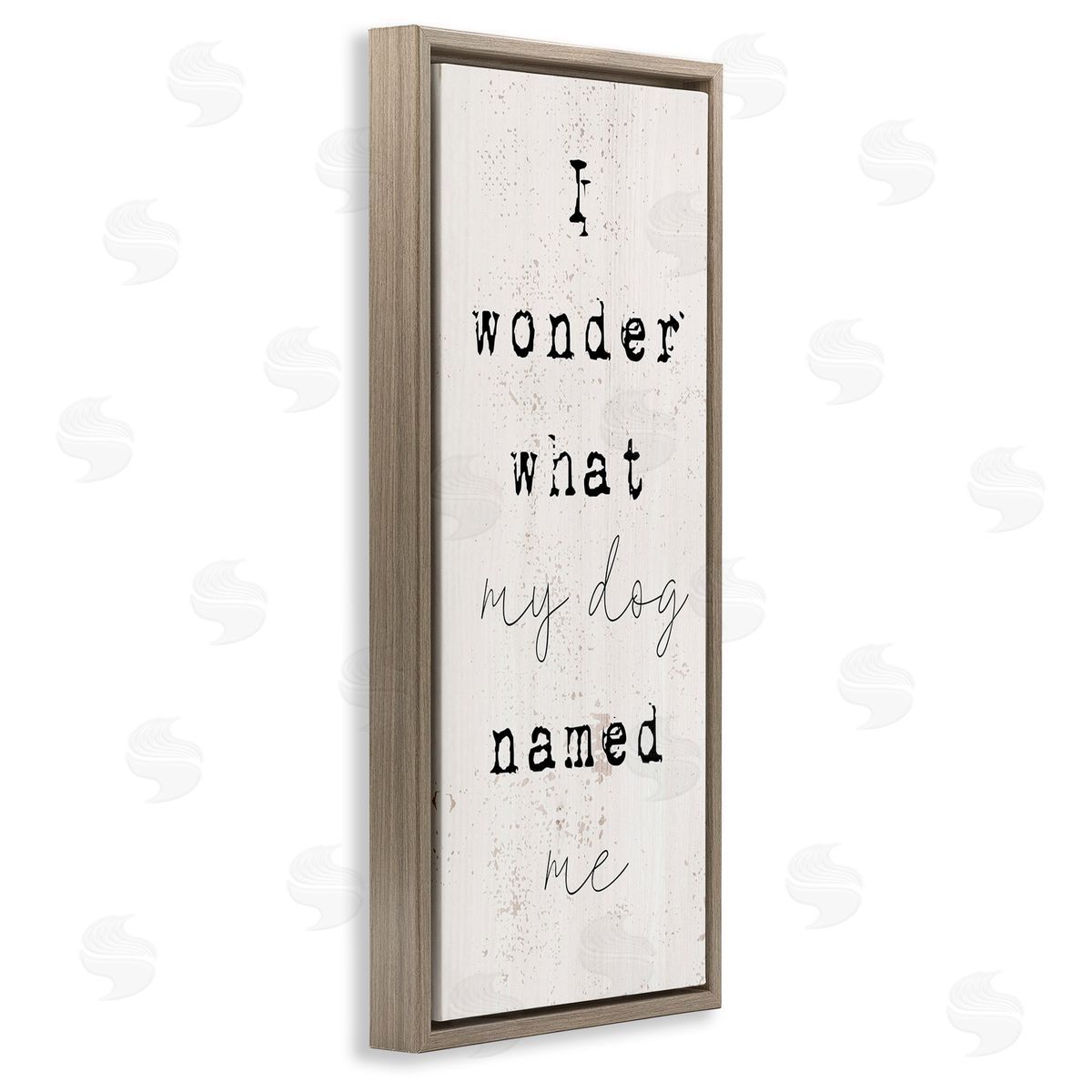 Stupell Studio Funny Pet Dog Phrase