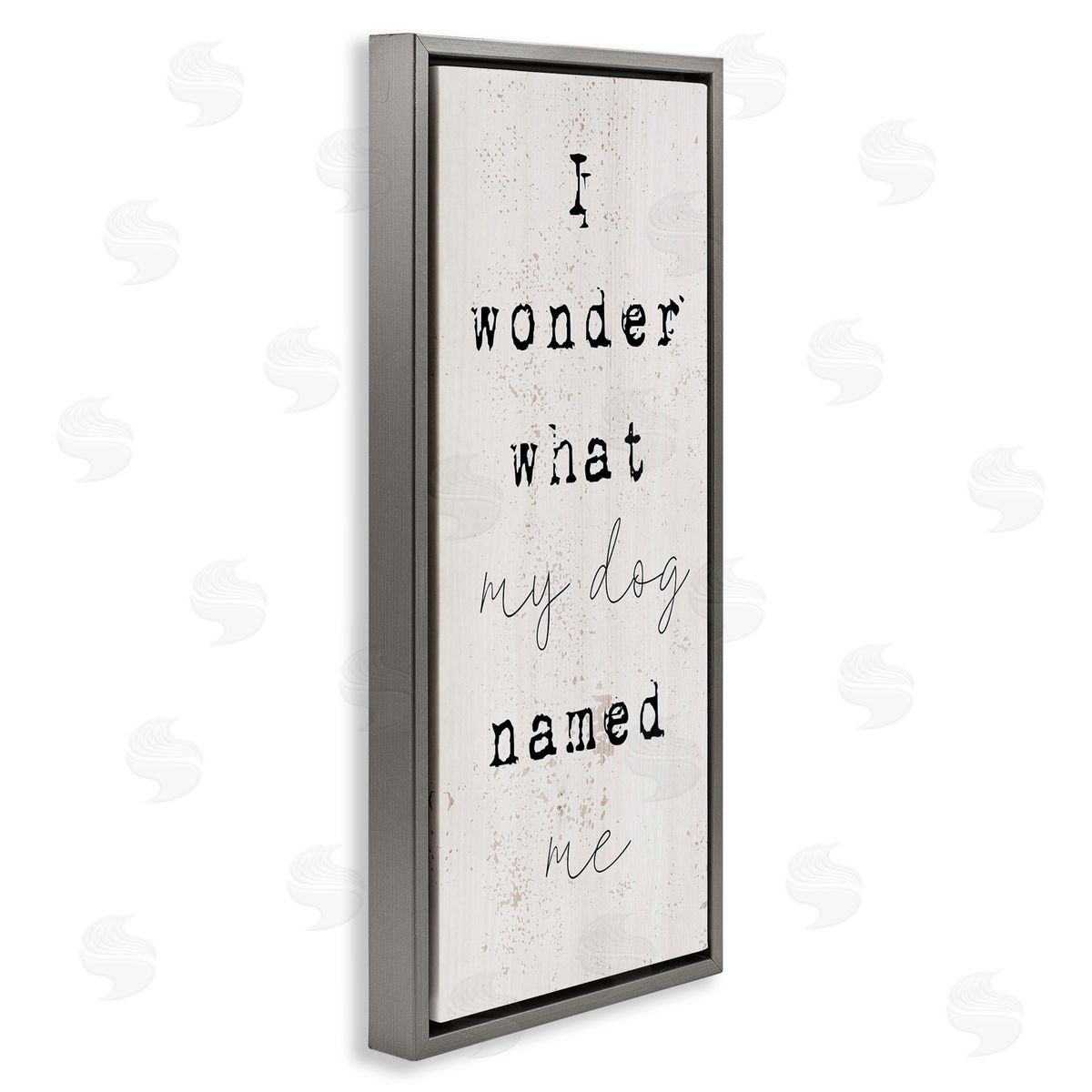 Stupell Studio Funny Pet Dog Phrase