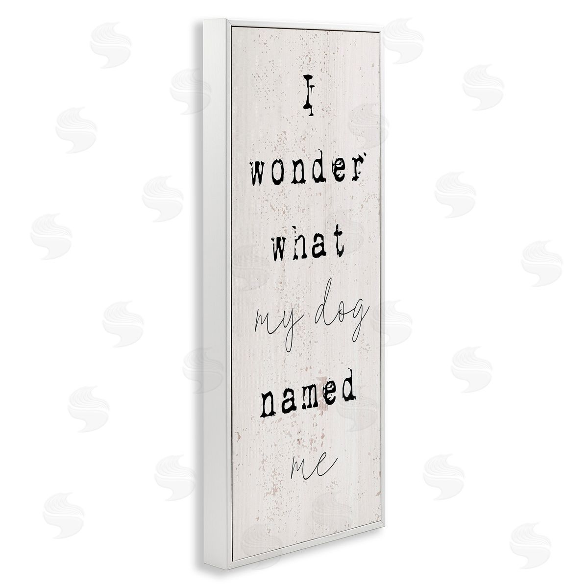 Stupell Studio Funny Pet Dog Phrase