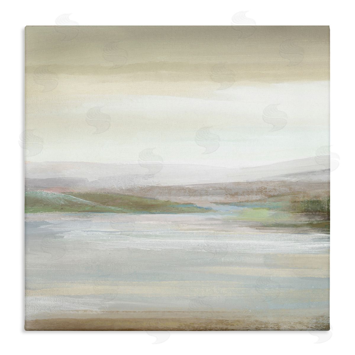 Calm Atmospheric Landscape Canvas Wall Art, Home Decor by Nan