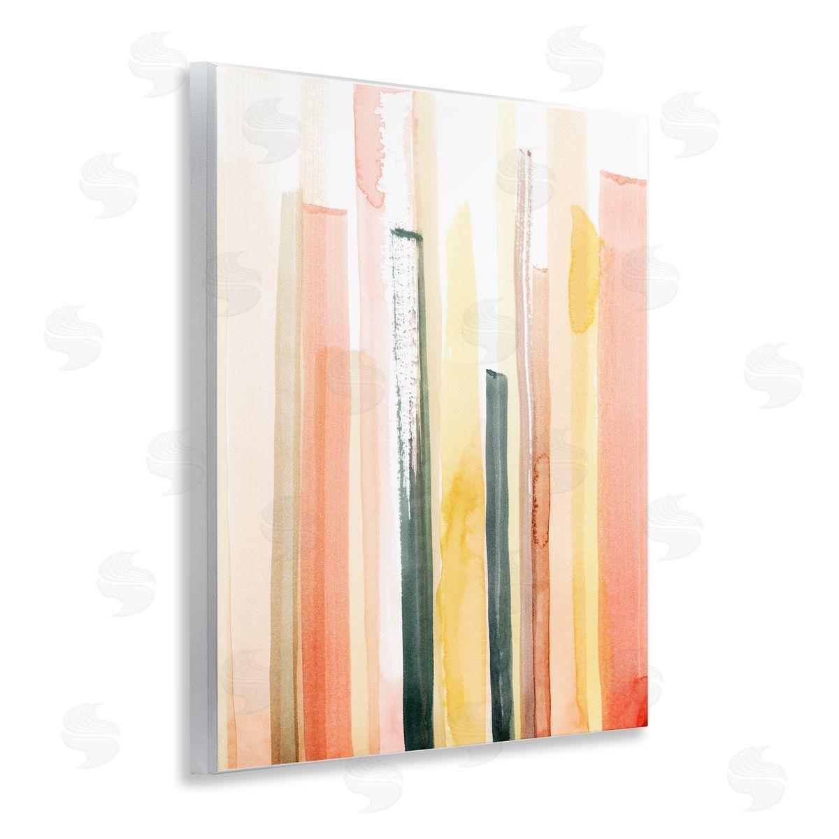 Coral Reach Watercolor Wood Plaque Wall Art, Home Decor by Grace Popp